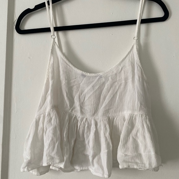 Brandy Melville White Crochet Tank O/S - Picture 3 of 3